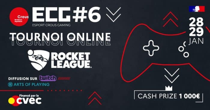ROCKET LEAGUE / TOURNOI ECG #6 1 BANNIERE FB TOURNOI 28 29 JANVIER