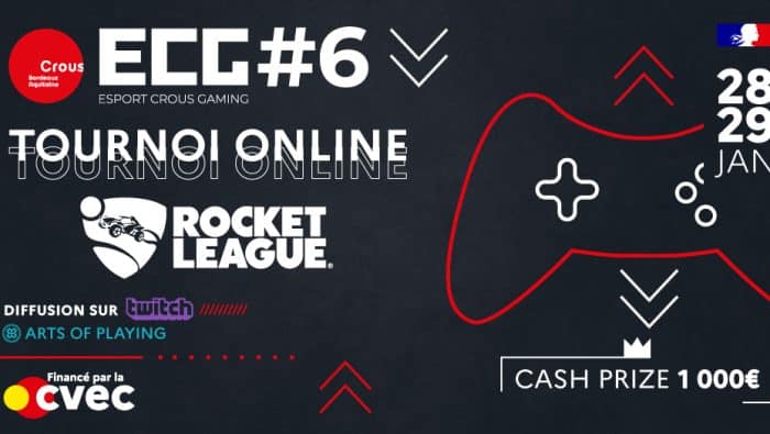 ROCKET LEAGUE / TOURNOI ECG #6 1 BANNIERE FB TOURNOI 28 29 JANVIER