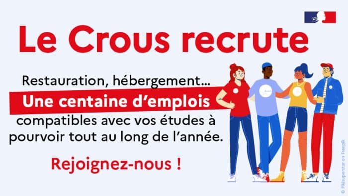 BANNIERE EVE SITE CROUS RECRUT JOBS CROUS 2023