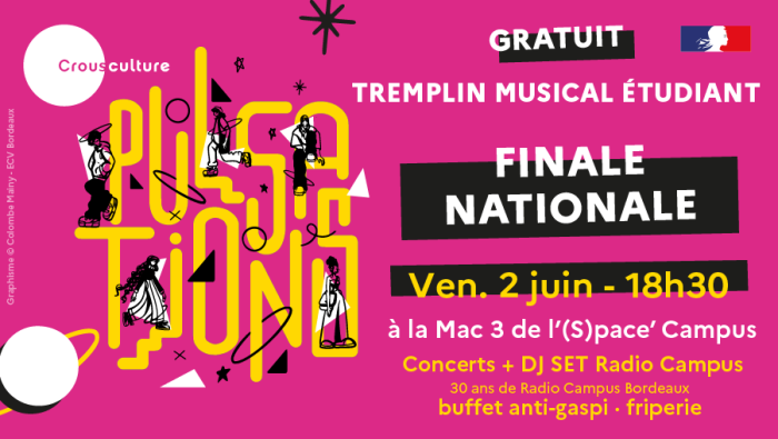 Finale Nationale Pulsations le 2 juin à la Mac 3