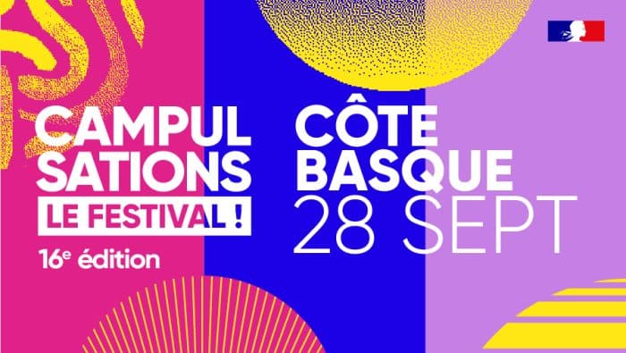 Campulsations 2023 - Côte Basque 1 BANNIERE SITE CROUS EVE COTE BASQUE FESTIVAL 2023