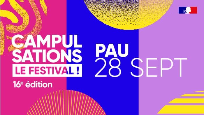 Campulsations 2023 - Pau 1 BANNIERE SITE CROUS EVE PAU FESTIVAL 2023