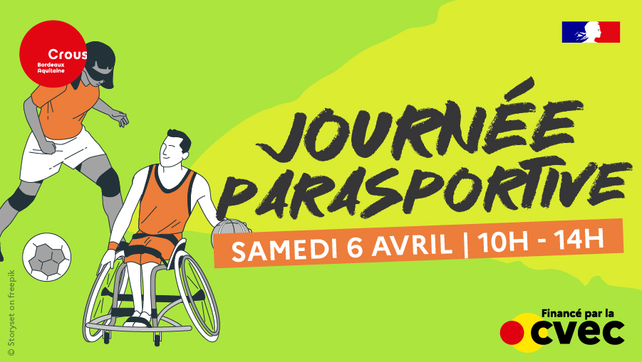 Journée Parasportive le samedi 6 avril de 10h à 14h
