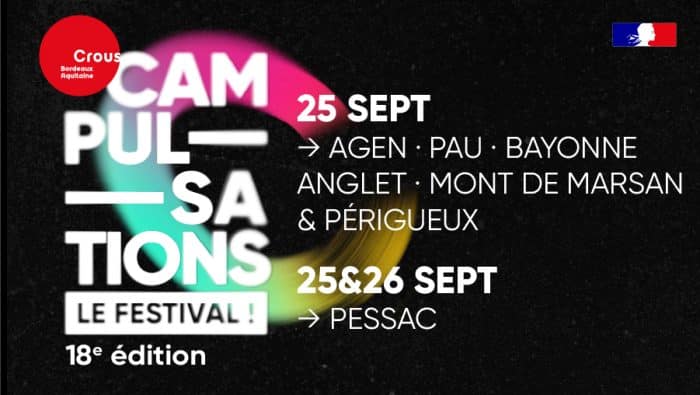 Campulsations 2025 - Pessac 1 BANNIERE EVE SITE CROUS
