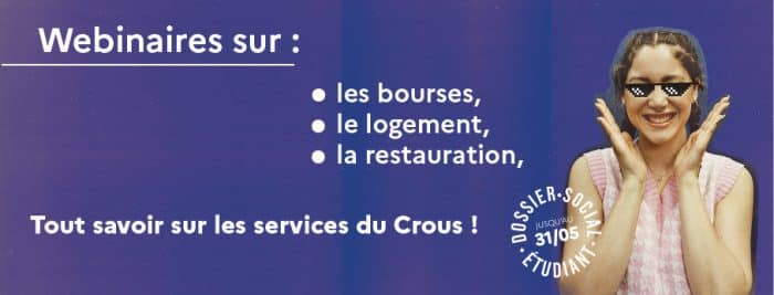 Les webinaires du Crous pour la campagne bourses/logement 1 Plan de travail 1 100